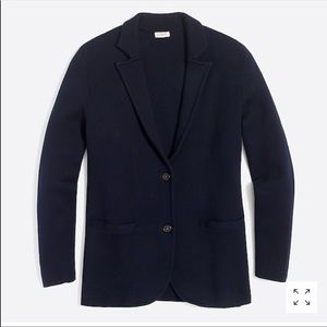 J. crew Sweater Blazer, Medium, NWOT, Navy Blue